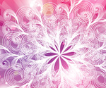 vector empty swirls pink design